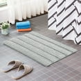 thumbnail image 2 of CHUN YI Anti-slip Bathroom Mat Absorbent Plush Polyester, 16"x24", Light Gray, 2 of 6