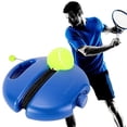 thumbnail image 3 of Heavy Duty Tennis Training Aids Base With Elastic Rope Ball Practice Self-Duty Rebound Tennis Trainer Partner Sparring Device A1, 3 of 6