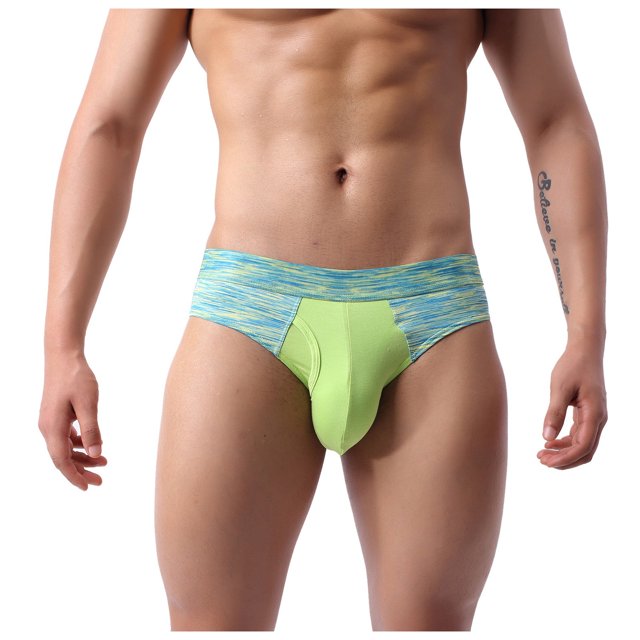 Felwors Mens Hip Lifting Sexy Pure Color Cool And Fun Mens Breathable Panties