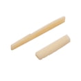 thumbnail image 1 of Sillín Sillín de guitarra y tuerca Material de hueso real 2 piezas para guitarra acústica de 6 cuerdas Tomshoo Sillín, 1 of 6