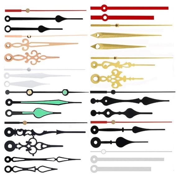 Diy Metal Clock Hand Kit: 12 Pairs Of Clock Movement Repair Parts