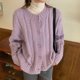 thumbnail image 3 of Rimocy - Cárdigan de cuello redondo de moda coreana para mujer, suéter de punto torcido de manga larga, abrigo para mujer, cárdigans elegantes de color liso para mujer, 3 of 6