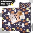 thumbnail image 4 of Halloween Ghost & Pumpkin Pattern Toddler Nap Mats for Kids Preschool,50"x20" Sleeping Mat Bag or Kids,Toddler Sleeping Bag,Toddler Nap Mat or Daycare, 4 of 6