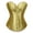 Gold, variant on Boned Corsets Bustier Top Women Gold M