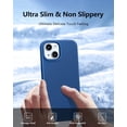 thumbnail image 5 of iPhone 15 Plus Case,Liquid Silicone Slim Shockproof Protective iPhone 15 Plus 6.7 inch Phone Case [Microfiber Lining] (Navy Blue)…, 5 of 6
