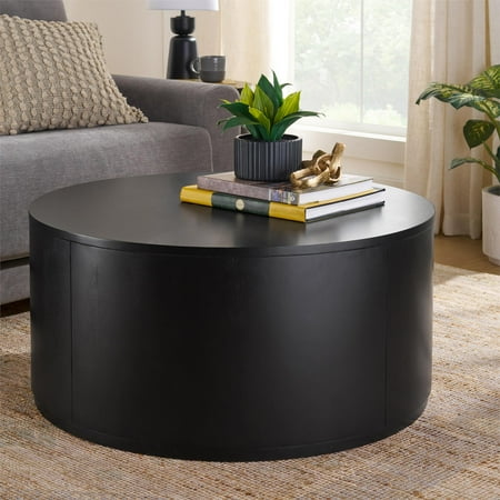 Better Homes & Gardens Miller Drum Coffee Table (Black) .70