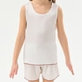 thumbnail image 6 of FYDUU Girls Pajamas Stylish Sleeveless Tank Tops and Shorts Summer Sleepwear Outfit for Kids Nightwear 2 Piece Pajama Sets 7-8 Years, 6 of 6