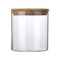 thumbnail image 1 of Transparent Clear High Cylinder Glass Sealed Kitchen Storage Bottle Jar with Lid Organization Container, 1 of 5