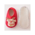 thumbnail image 6 of Fangasis Infant Sock Slippers Comfort Christmas Floor Socks Slip On Home Shoes Indoor Cozy Crib Shoe Red Elk 5toddlers, 6 of 9