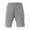 Gray, variant on Mingw Mens Shorts 2025 Summer Waffle Textured Fleece Shorts Drawstring Elastic Pants Mens Trousers