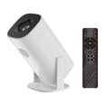 thumbnail image 2 of Projector with 4K Decoding 1080P WiFi6 BT5.4  11 System with 100in Display Same Screen Technique 180  Rotatable Movie Projector Built-in Speaker Horizontal Keystone, 2 of 7