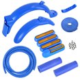 thumbnail image 1 of Electric Scooter Front Rear Mudguard Kit with Side Covers Handbrake Cover Anti-collision Strip for M365/Pro Electric Scooter, 1 of 6
