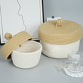 thumbnail image 6 of Hovmgk Mini Storage Box, Cotton Rope Woven Organizer for Jewelry & Desk Accessories, Stylish Storage Basket for Bedroom & Home, Durable, Functional and Decorative Organizer, 6 of 6