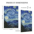 thumbnail image 5 of Kll The Starry Night Wall Plate,Gloss Finish,Standard Size 1 - 5" X 3", Polycarbonate Thermoplastic,Electric Receptacle Plug Covers, 5 of 8