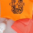 thumbnail image 5 of Girls Summer Outfits Sleeveless Tank Top with Printed Shorts Casual Suit Two Piece Set Kids Breathable Clothes Orange Size 3-4 Years, 5 of 8