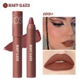 thumbnail image 3 of Beauty Glazed Matte Lipstick Pencil Waterproof Long Lasting Lip Balm 12 Colors Velvet Lip Liner Pen Lips Makeup Women Cosmetics, 3 of 5