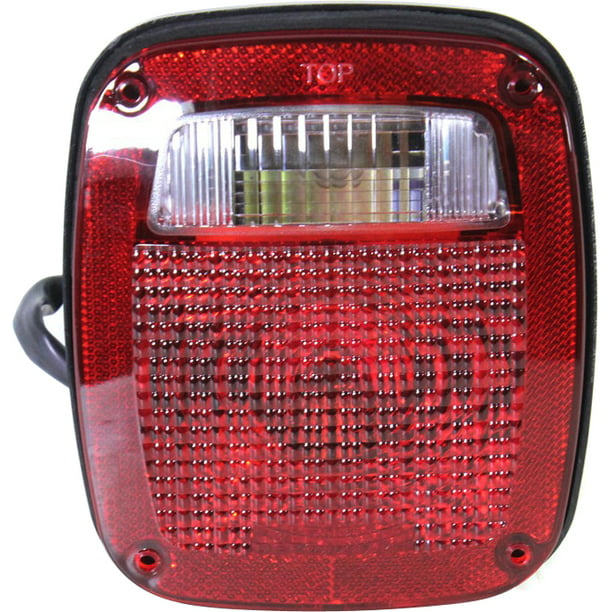 Tail Light Compatible With 1998-2006 Jeep Wrangler Right Passenger With bulb(s)  