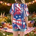 thumbnail image 4 of CCRFTGI Usa Flag Shirts for Child Boys Girls Size 10-12 Patriotic Cute Tops 4th Of July American Flag Stars Striped Outfits Red White and Blue Summer Shirts 1776 T-Shirts Royal Blue 3-4 Years, 4 of 6