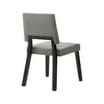 thumbnail image 5 of Channell Wood Dining Chair in Black Finish with Charcoal Fabric - Set of 6, 5 of 12