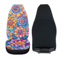 thumbnail image 6 of XYZCANDO Flowers Print Auto Seat Covers Soft Interior Decor Car Seat Covers car Front Seats SUV Front Seats, All-Season Anti-Slip Vehicle Cars, 6 of 10