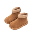thumbnail image 2 of Bnwani Girls Boots Short Fleece Lined Velvet Booties, 2 of 9