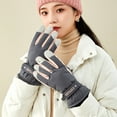 thumbnail image 6 of Baqcunre Warm Gloves, Ski Gloves Water Proof Touchscreen Snowboard Gloves Warm Winter Snow Gloves for Cold Weather Fits Both Men & Women, Knitted Gloves, Heating Gloves, 6 of 6