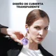 thumbnail image 3 of Auriculares gamer inalámbricos HTC True Wireless Earbuds 9+ BDA9 violeta con luz LED, 3 of 6