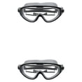 thumbnail image 4 of Baohd Universal Swimming Goggles Adjustable Silicone Earplug Glasses Waterproof HD Lens Portable Eyewear Accessory Beginner Black 2Set, 4 of 6