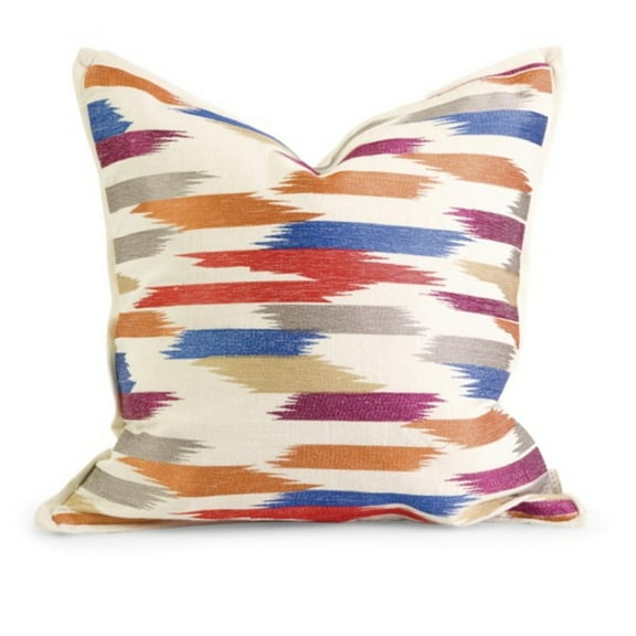 IK Naledi Embroidered Pillow w/ Down Fill