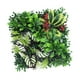 thumbnail image 1 of Panel de césped artificial para pared, decorativo, 25 x 25 cm, hojas verdes de plástico Estilo H, 1 of 9