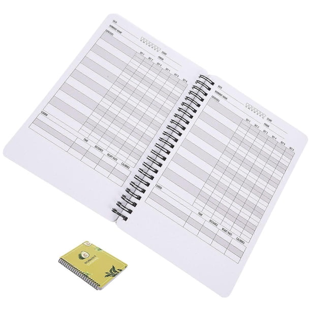 Fitness Planning Notebook Exercise Journal Decorative Workout Planner ...