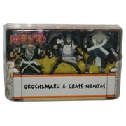 Naruto Orochimaru & Shiore Grass Ninjas Team Mattel Figure Pack Box Set