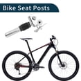 thumbnail image 3 of Tijeras de sillín para bicicletas Unique Bargains, antirrobo para vehículos de bicicletas eléctricas, tono plateado con llave y cubierta protectora, 1 juego 25.4x150mm acero, 3 of 7