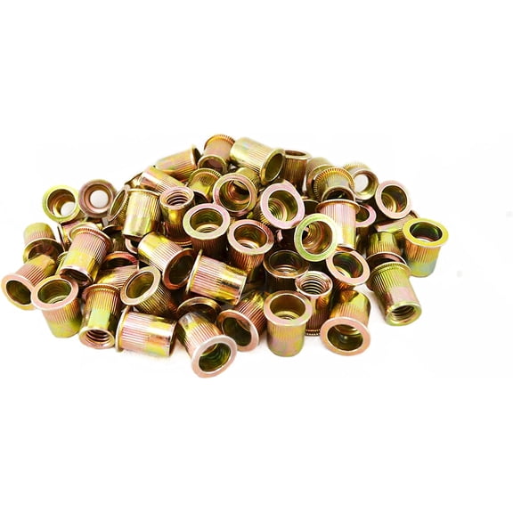 1PK Astro Pneumatic RN38 100-Pieces 3/8-16 Steel Rivet Nuts