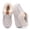 White, variant on Booties Slippers for Women Moccasin House Shoes Fluffy Furry Collar Memory Foam Warm Winter Fuzzy Slippers