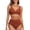 Red, variant on GZWYHT Bathing Suit for Women Tankini Swimsuits for Women Women's Bikini Sets Two Piece Swimsuit V Neck High Waisted Ruched Tummy 2025 Summer Bathing Suit Womens Swimsuits Bikini Sets for Women AG L