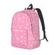 thumbnail image 1 of Balery Snowflake pink backgrounds Mochila Clásica Impresa Básica para Viaje, Mochila Escolar Resistente al Agua, Mochila de Lona con Correas Ajustables-Small, 1 of 5