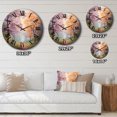 thumbnail image 4 of Designart "les Arbres Roses Aiment la Rivière expression II" Paysages Horloge Murale Surdimensionnée, 4 of 6