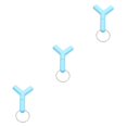 thumbnail image 3 of Maoww 3.5mm Y Shape Earphone Splitter Adapter Double Adapter Compatible for Samsumg/ MP3 Player sky blue 3Set, 3 of 6