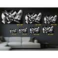 thumbnail image 5 of Black and White Geometric Abstract Canvas Wall Art - High-Quality Modern Print - Handcrafted Minimalist Decor - Stylish Wall Art - Gift for Contemporary Spaces, 5 of 7