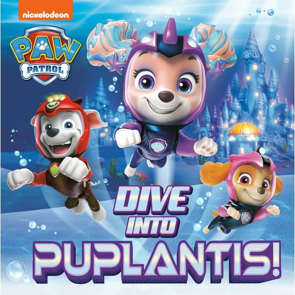 Pre-Owned Dive Into Puplantis! (Paw Patrol) (Paperback) 0593431944 9780593431948