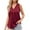 Red, variant on Timegard Womens Tank Tops Ruched Solid Color Loose Sleeveless Tops Casual Comfy Lightweight Tee Shirts