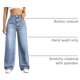 thumbnail image 4 of Jeans Mars Power XXL Azul Claro Pierna Ancha Elástico, 4 of 6