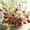 red, variant on Sympathy Cemetery Flowers Silk Christmas Flowers Wedding Table Decorations for Reception Geraniums Flowers Realistic Wreath Flowers