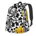 thumbnail image 7 of Sunflower cow print Backpack for Women 16.9 inch Travel Casual Laptop Backpack Lightweight Waterproof Hiking Daypack, 7 of 7