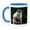 Blue/White, variant on 3drose, Brazil, Bonito. Portrait of Brown Capuchin Monkey, Cebus Apella., 11oz Mug