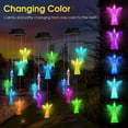 thumbnail image 6 of Solar Changing Wind Chime Light, EpicGadget Solar Powered Color-Changing LED Angel Hanging Lamp Windchime Light for Outdoor Indoor Gardening Yard Pathway Patio Decoration (Blue Wing Angel), 6 of 7