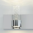 thumbnail image 2 of Artika Ratio Modern LED 2-Light Wall Sconce Light Fixture Chrome, 2 of 5