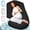Cooling Black, variant on PILLANI Pregnancy Pillows for Sleeping - V C U Shaped 57inch Full Body Pillow with Removable Washable Cover, Cooling Maternity Pillow for Pregnant Women, Support for Back Belly Legs Hip