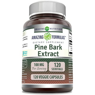  Horbäach Pine Bark Extract, 6000 mg, 180 Capsules, Standardized to Contain 380 mg Proanthocyanidins, Non-GMO, Gluten Free  Supplement